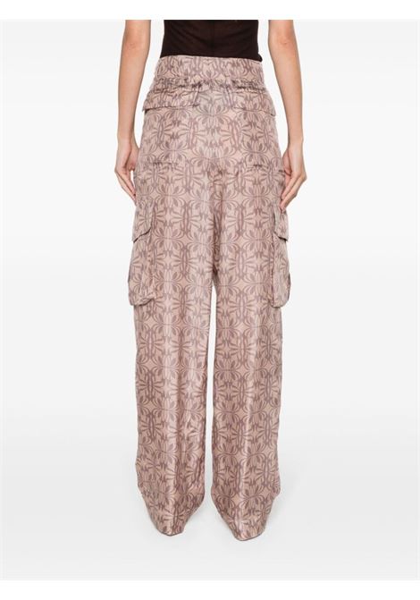 Pantaloni cargo con stampa astratta in rosa - donna DRIES VAN NOTEN | 2410109198164300